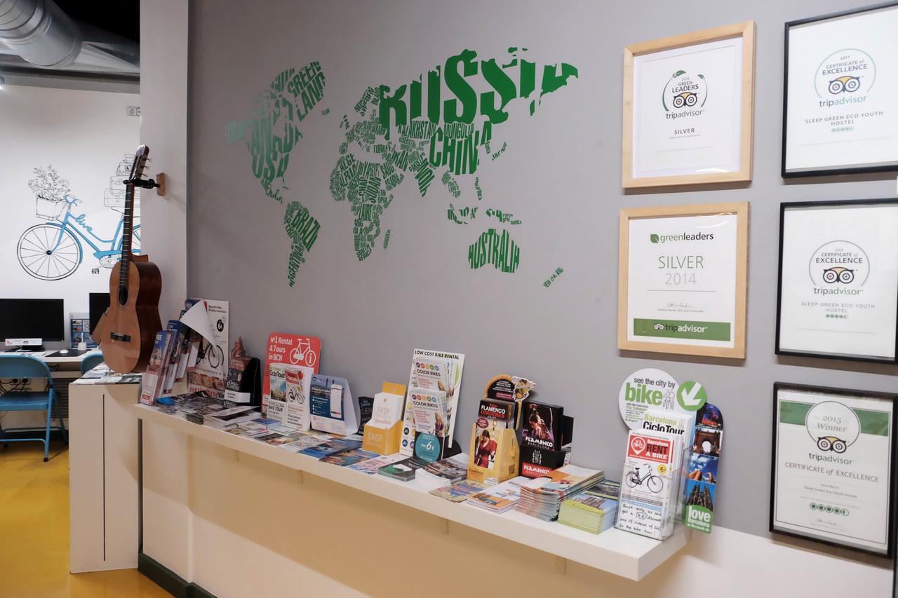 Sleep Green - Certified Eco Youth Hostel Barcelona Zewnętrze zdjęcie